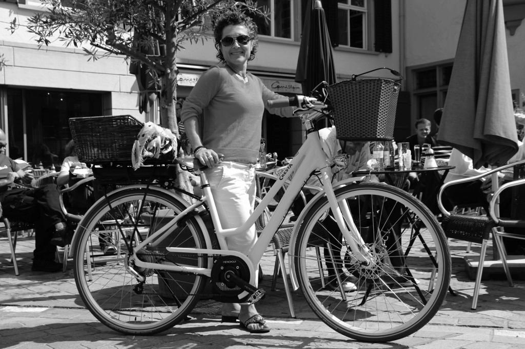 Claudia Ferrara: „Ich bin gern mit dem Velo in der Stadt unterwegs – ich komme so am schnellsten vorwärts.“