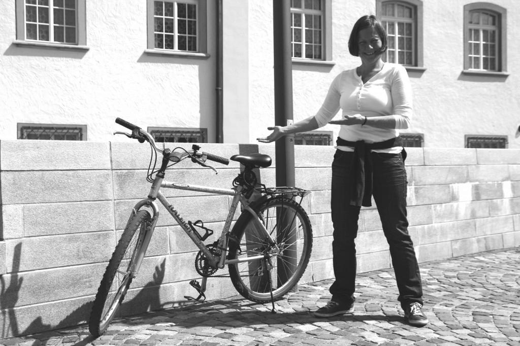 Stefanie Mettler: „Zuerst machte ich mit diesem Velo eine Probefahrt, die führte von Zürich aus Glarus. Ich würde mein Velo nie mehr hergeben.“